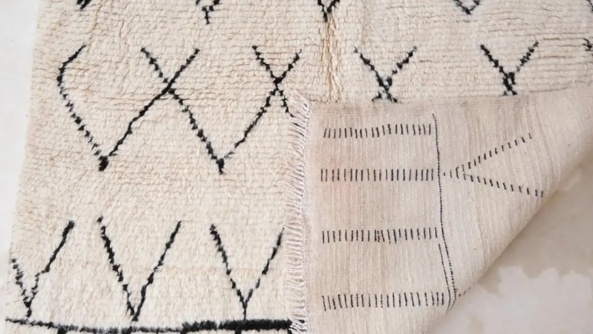 Pure Wool Moroccan Berber Carpet – Custom Handmade Runner 80 x 240 cm - Image 5