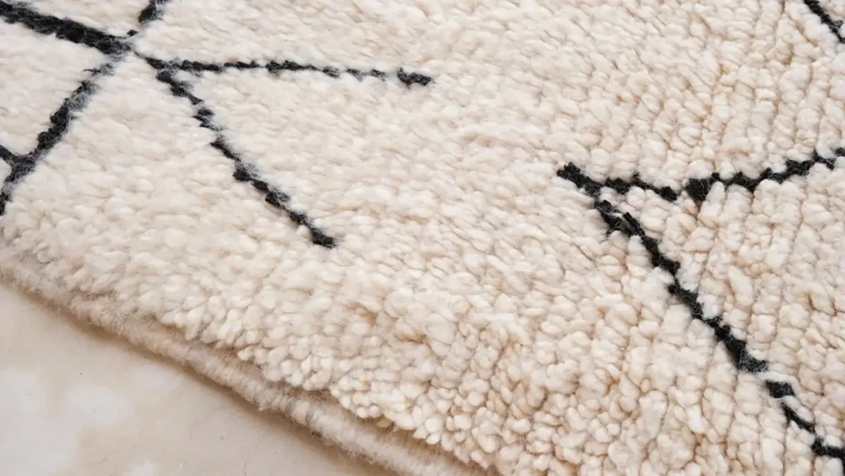 Pure Wool Moroccan Berber Carpet – Custom Handmade Runner 80 x 240 cm - Image 2