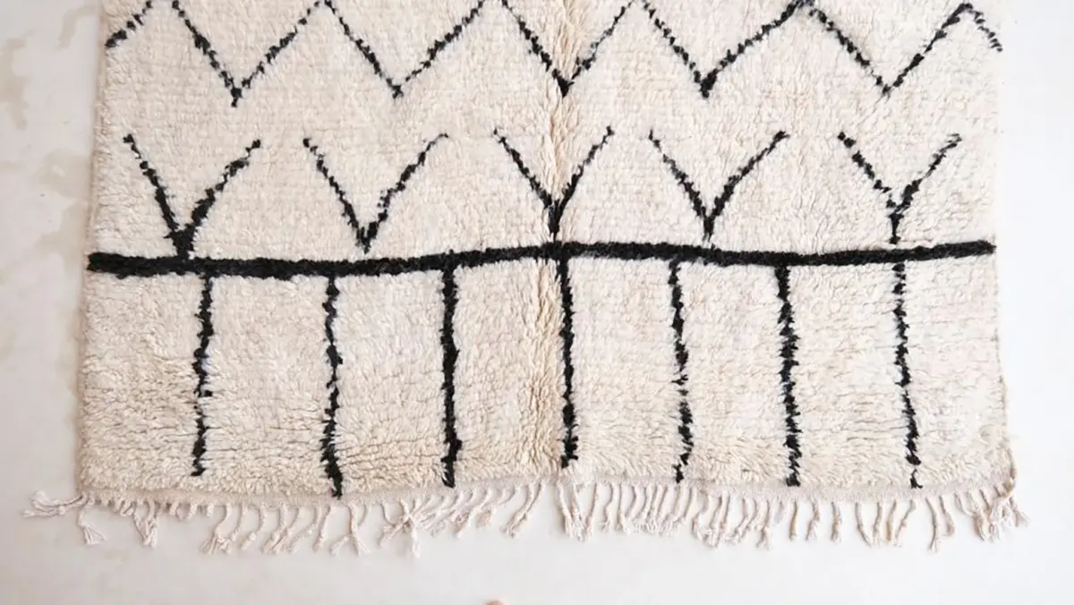 Pure Wool Moroccan Berber Carpet – Custom Handmade Runner 80 x 240 cm - Image 3