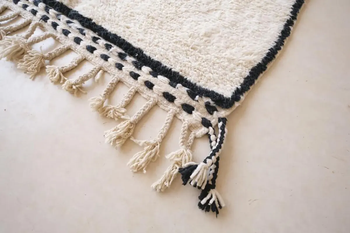 Pure Wool Moroccan Berber Carpet – Custom Handmade Runner 80 x 240 cm - Image 3