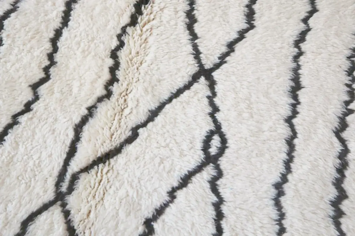 Pure Wool Moroccan Berber Carpet – Custom Handmade Rug 80 x 240 cm - Image 5