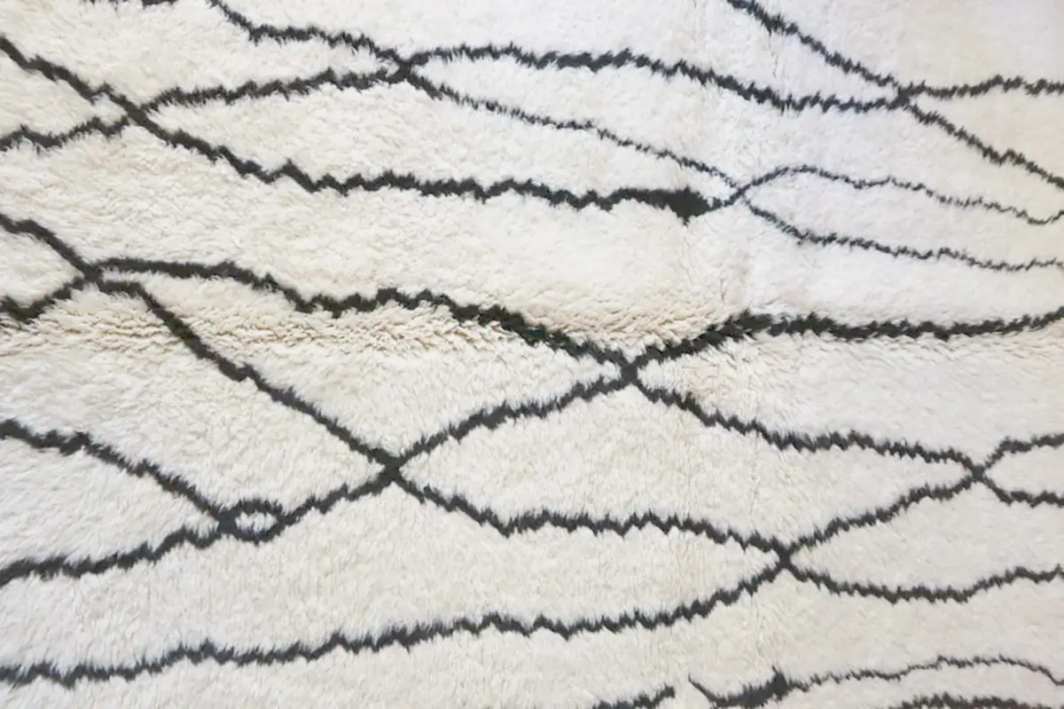 Pure Wool Moroccan Berber Carpet – Custom Handmade Rug 80 x 240 cm - Image 9
