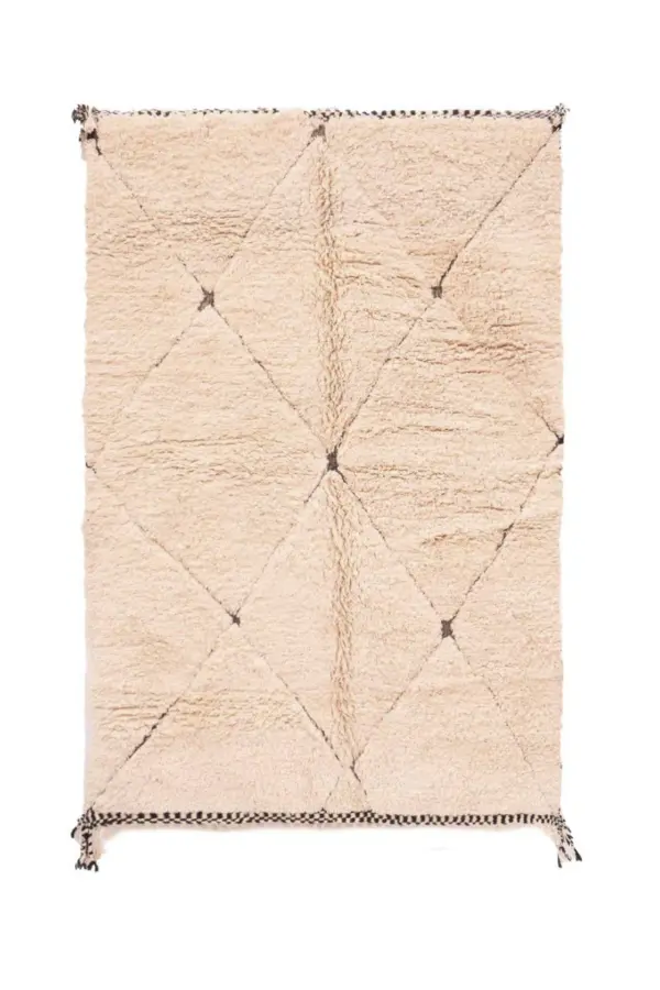 Pure Wool Moroccan Berber Carpet – Custom Handmade Rug 80x240 cm