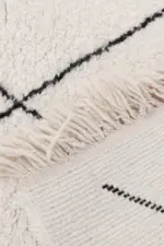 Pure Wool Moroccan Berber Carpet – Custom Handmade Rug 80 x 240 cm - Image 2