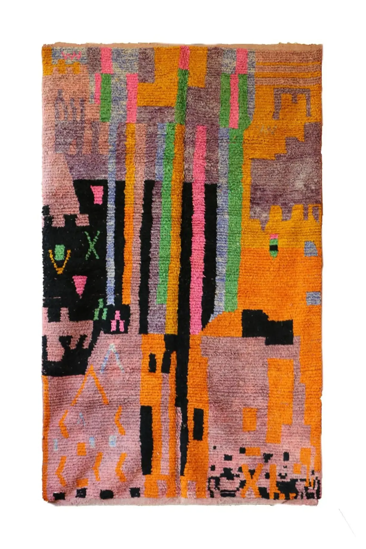 Authentic Berber Wool Carpet – Boujaad | Custom Handmade Moroccan Runner 80x240 cm - Image 1