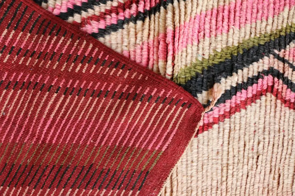 Moroccan Berber Corridor Carpet – Pure Wool – Custom Handmade Dimensions: 80 x 240 cm - Image 3