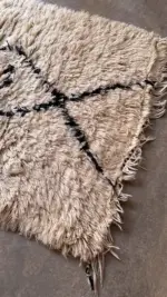Moroccan Berber Corridor Carpet – Pure Wool Custom Handmade Rug 80 x 240 cm - Image 3