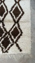 Moroccan Berber Corridor Carpet – Pure Wool Custom Handmade Rug 97 x 214 cm - Image 7