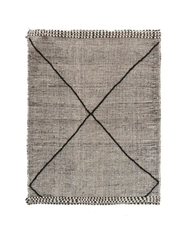 Moroccan Berber Kilim Pure Wool – Custom Handmade Carpet 80 x 240 cm
