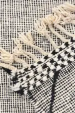 Moroccan Berber Kilim Pure Wool – Custom Handmade Carpet 80 x 240 cm - Image 2