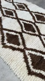 Moroccan Berber Corridor Carpet – Pure Wool Custom Handmade Rug 97 x 214 cm - Image 6