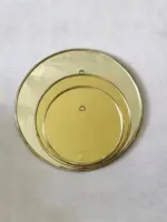 Round Mirror with Golden Brass Frame – Handmade Moroccan Wall Mirror - Image 3