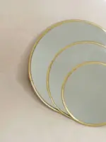 Round Mirror with Golden Brass Frame – Handmade Moroccan Wall Mirror - Image 7