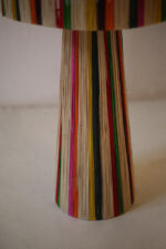 Large Colored Raffia Table Lamp – Handmade Moroccan Lamp, 40cm x 40cm x 80cm - Image 2